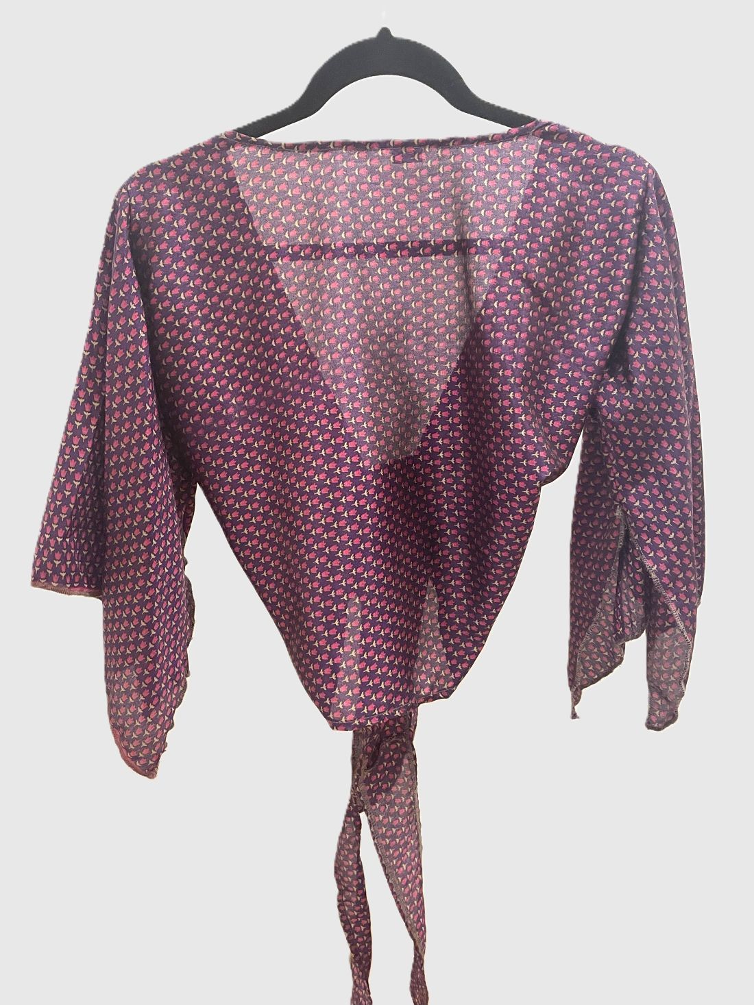 Indian Tight Top Bluse in Violett und Pink