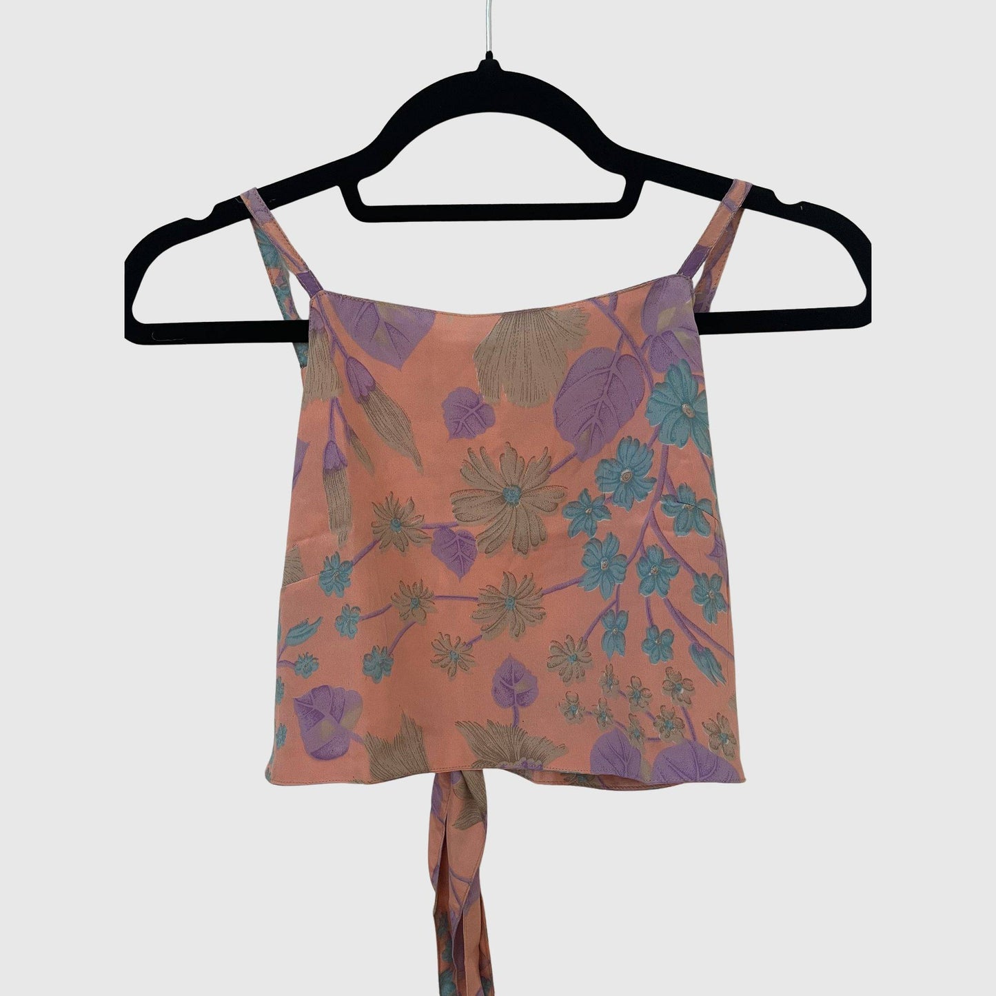 Upcycled Cropped Wickeltop #753 - Lachs