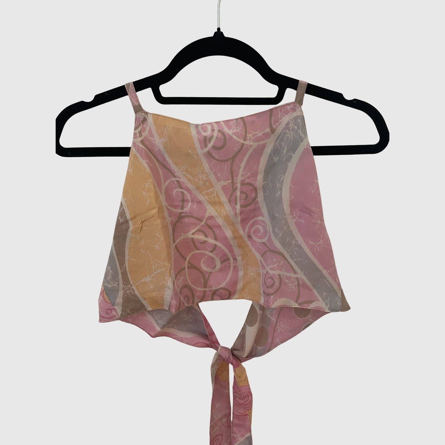 Upcycled Cropped Wickeltop #755 - Rosa