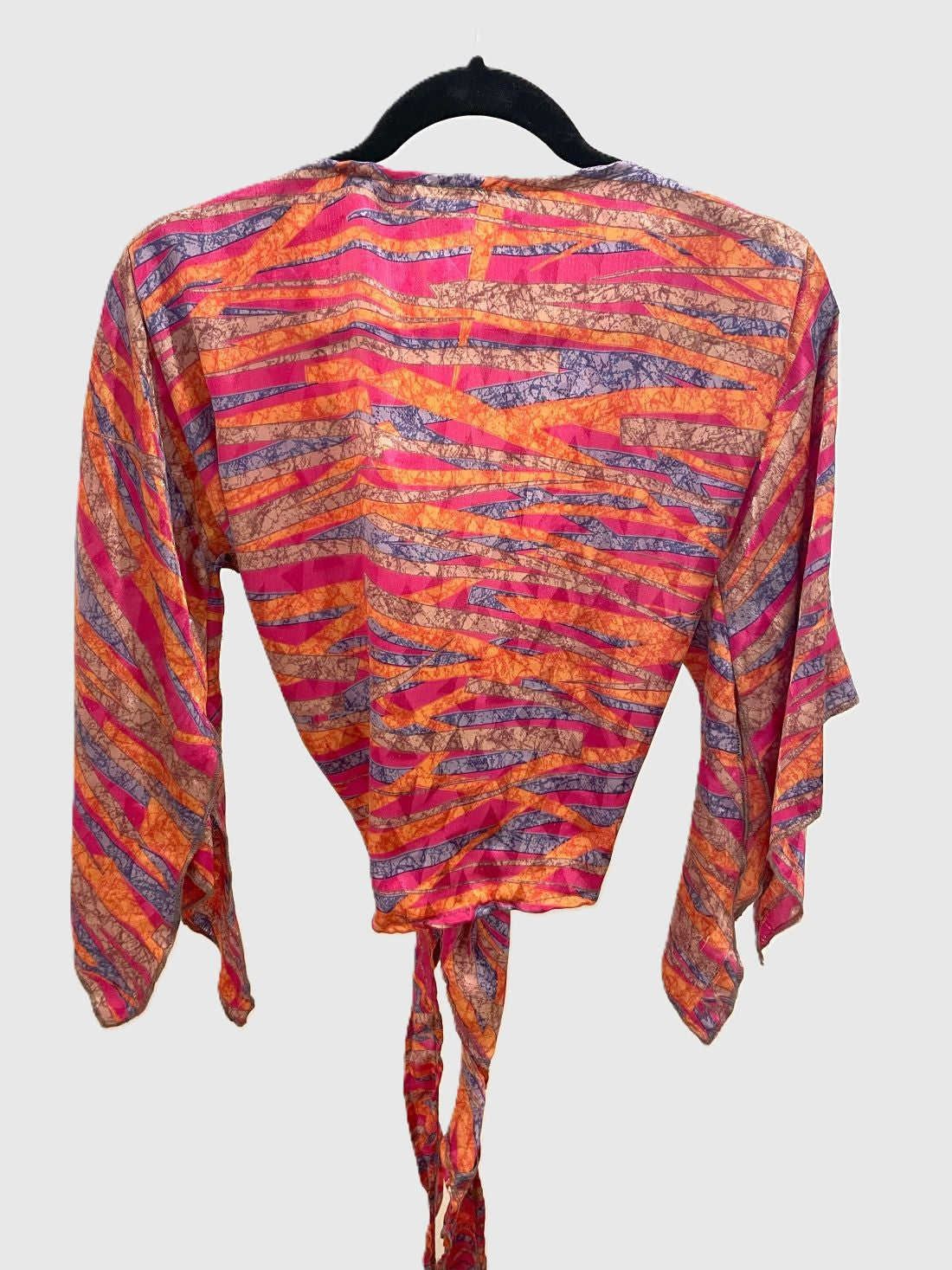 Indian Tight Top Bluse in Pink, Orange und Blau