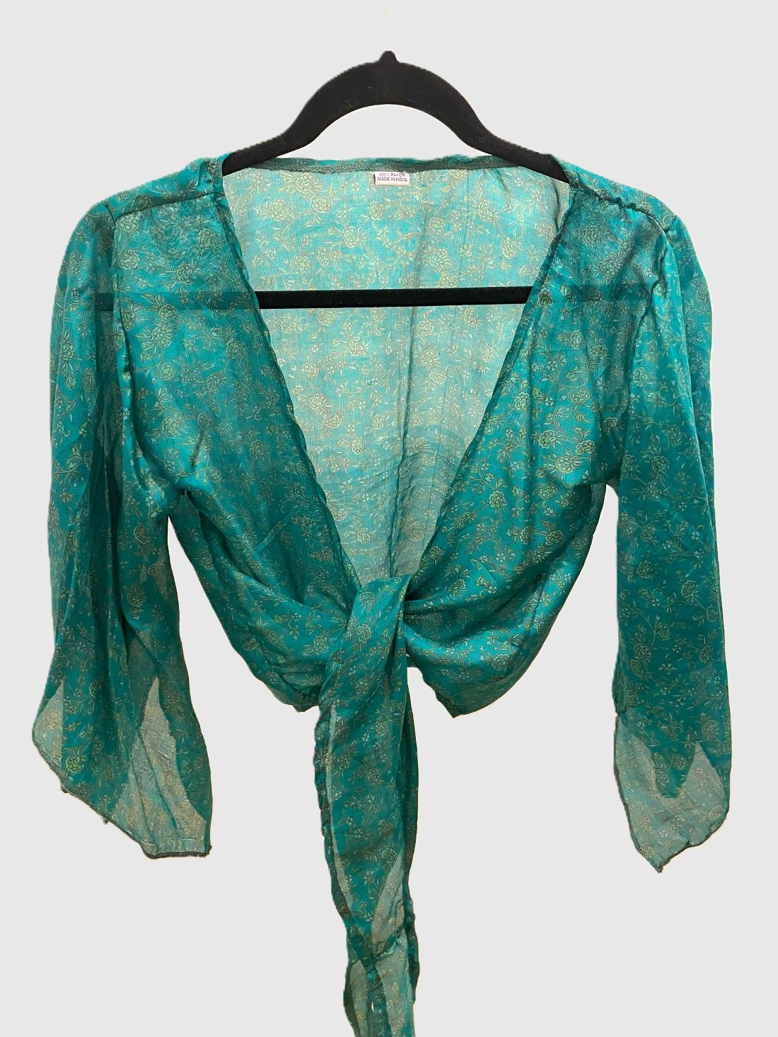 Indian Tight Top Bluse in Grün