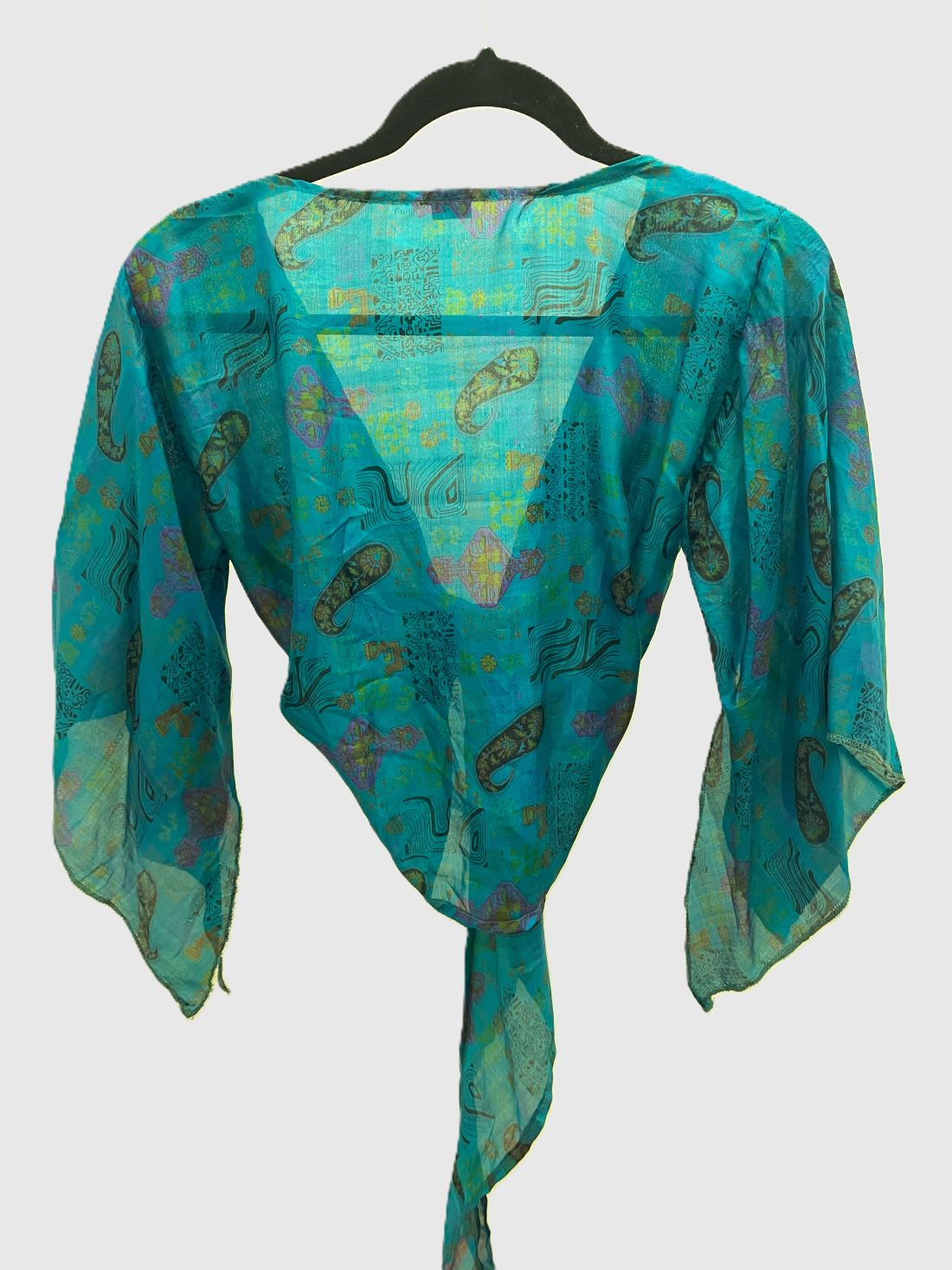 Indian Tight Top Bluse in Türkis