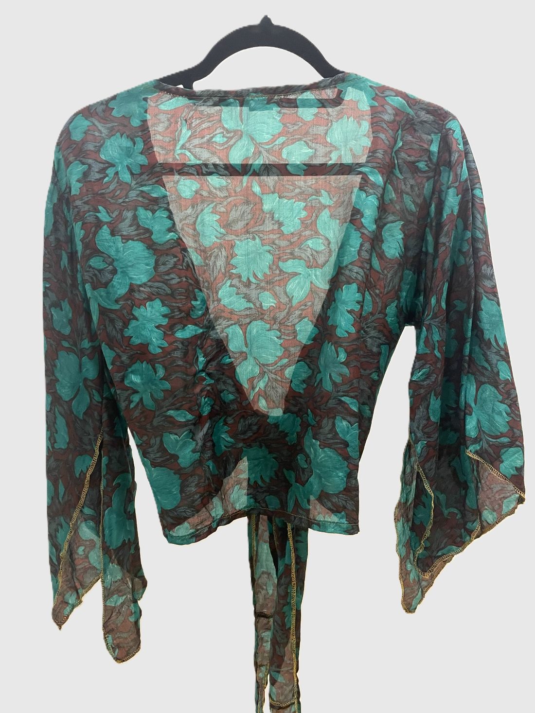 Indian Tight Top Bluse in Grün
