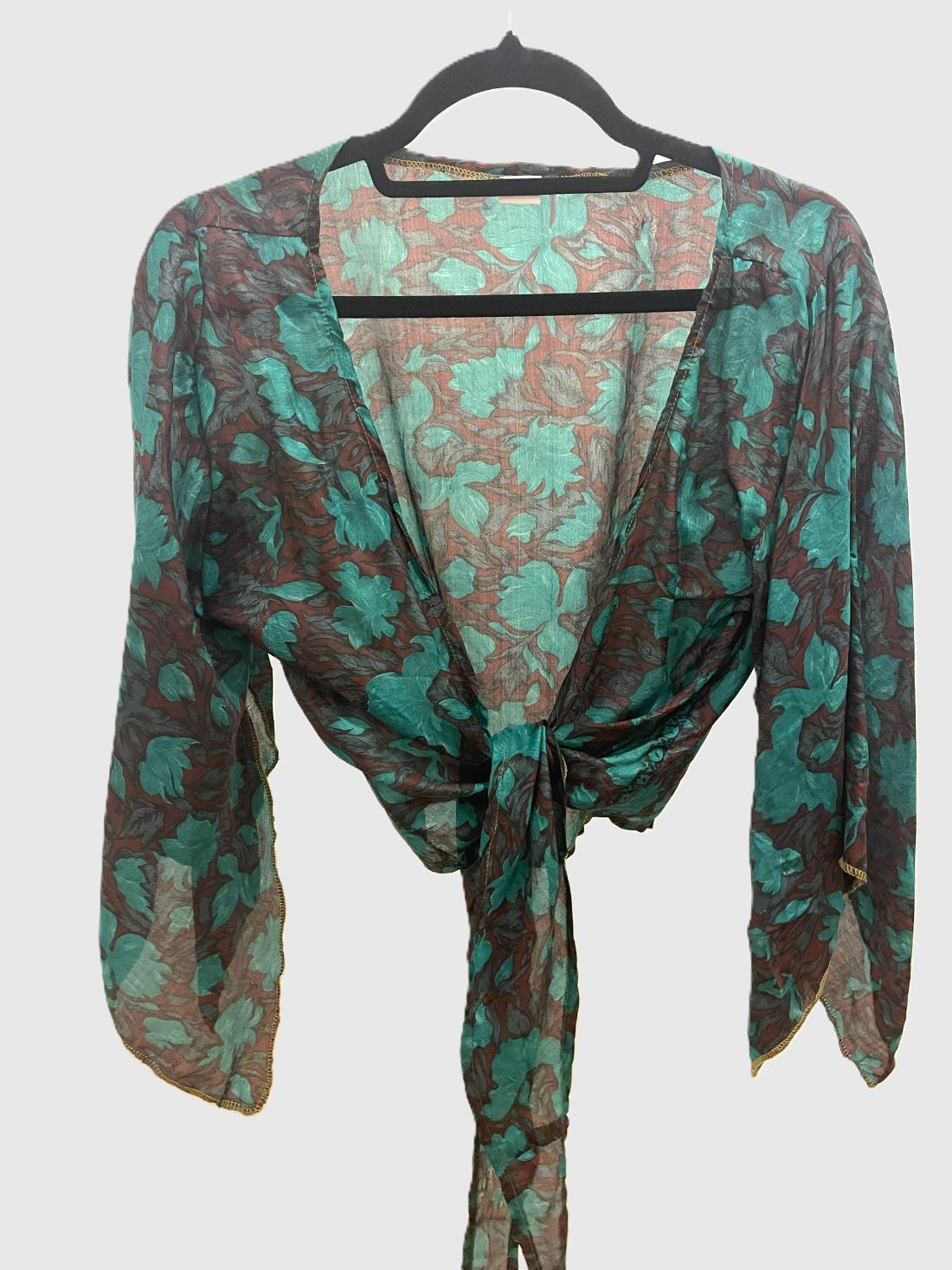 Indian Tight Top Bluse in Grün